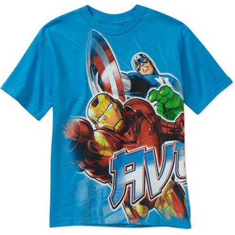 Walmart Marvel Boys Avengers Graphic Tee Graphic Tees Graphic