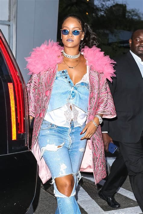 Celebrity Style Rihanna Wearing Gucci And Savage X Fenty Aap Rocky Wearing Gucci Sandra Rose