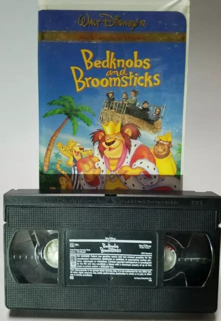 DISNEY S BEDKNOBS AND Broomsticks VHS 1997 Animated Live Action 2