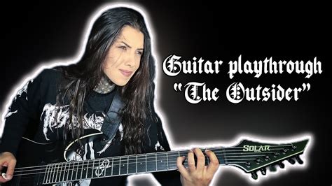 Crypta The Outsider Guitar Playthrough By Tain Bergamaschi Youtube