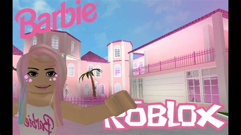 Building A Barbie Dreamhouse Adventures House In Bloxburg Roblox