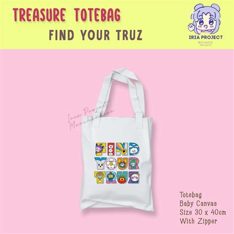 Jual Iria Project Merchandise Fankit Tas Totebag Treasure Find