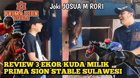 3 EKOR KUDA PACU MILIK PRIMA SION STABLE Siap Berlaga Dengan Joki