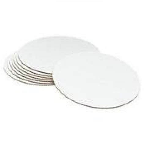 White 8 Inch Round Cake Board 200mm