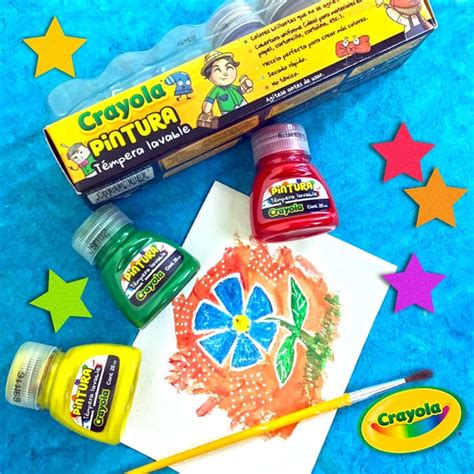 Crayola Washable Paint 25ML 10 Bottles - Maison Handal