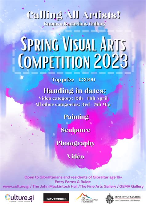 SPRING VISUAL ARTS COMPETITION 2023 Gibraltar Cultural Services