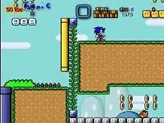 SONIC IN MARIO WORLD 2 jogo online no JogosJogos.com