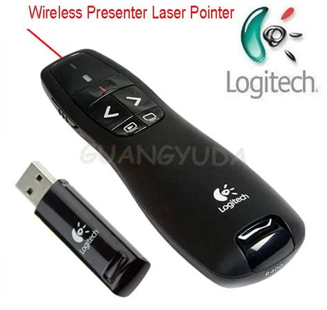 Logitech R400 Presenter Pen USB 2 4G Wireless RF Remote Control IR PPT