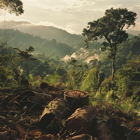Impact of Deforestation on Biodiversity | Premium AI-generated image