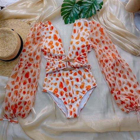 Hot Bikini With Wooden Chiffon Hand With Real Picture Shopee Malaysia