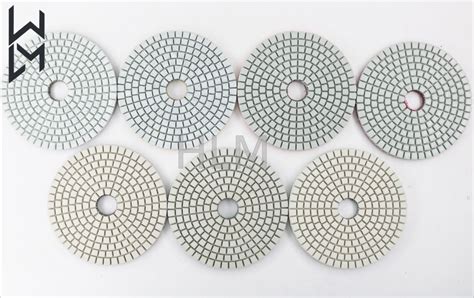 7 Step Block White Diamond Polishing Pads 50 8000 Grit Wet Dry Use For