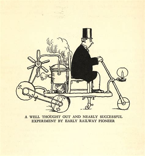 W Heath Robinson Railway Ribaldry 1935 Image From The E Flickr