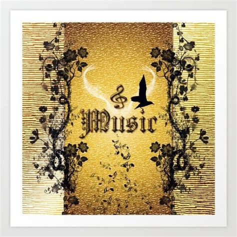 Music Art Print By Nicky2342 Society6 Music Art Print Music Art