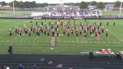 Upper Sandusky Marching Band Performs At Home Youtube