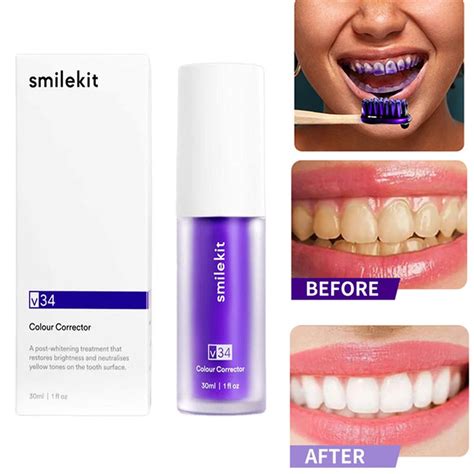 New Ml V Purple Whitening Fresh Breath Brightening Toothpaste