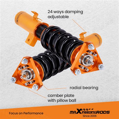 Maxpeedingrods Coilover Shocks 24 Way Damper Kit For Honda Civic 2012