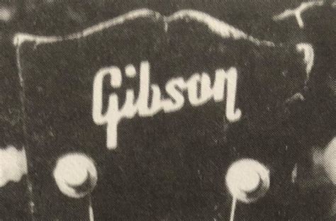 Gibson Guitars Logo Font