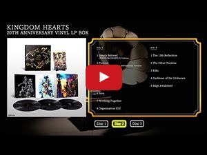 Kingdom Hearts Th Anniversary Vinyl Lp Box E Store