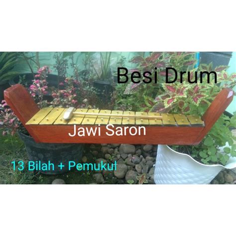 Jual Mainan Anak Gamelan Mini Gambang Saron 13 Bilah Nada Doremi Besi