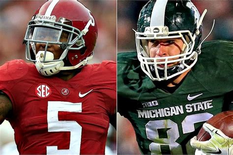 #3 Michigan State vs. #2 Alabama: Cotton Bowl Preview & Prediction