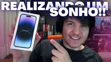 Realizando Um Sonho Unboxing Do Meu Novo Celular Em Youtube