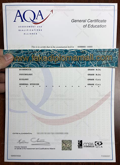 Fake Aqa Gce Certificate Best Site To Buy Fake Diploma