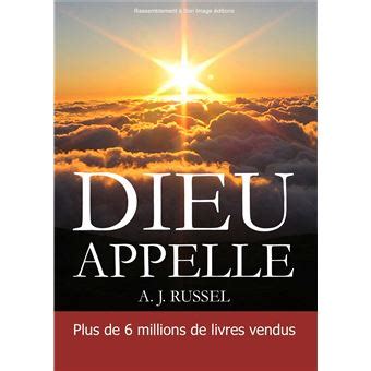 dieu appelle broche aj russel achat livre fnac