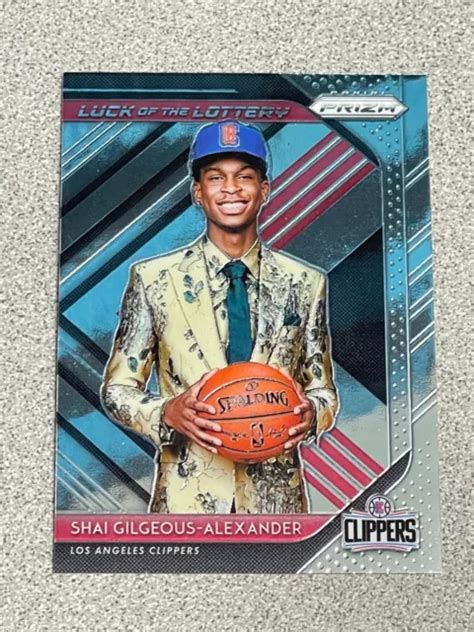 CARTA SHAI GILGEOUS Alexander 2018 19 Panini Prizm RC Rookie 11