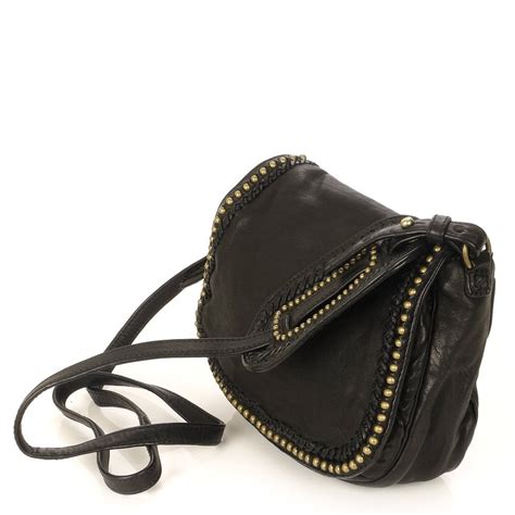 Black Crossbody Leather Bags Iucn Water