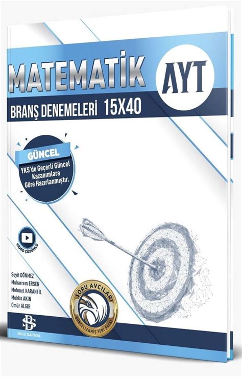 Bilgi Sarmal Yay Nlar Ayt Matematik X Bran Denemeleri Kitapiste