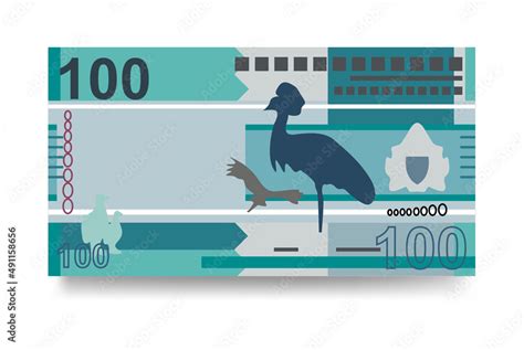 Gambian Dalasi Vector Illustration The Gambia Money Set Bundle