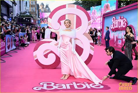 Margot Robbie Wows At Barbie London Premiere Dresses As Enchanted