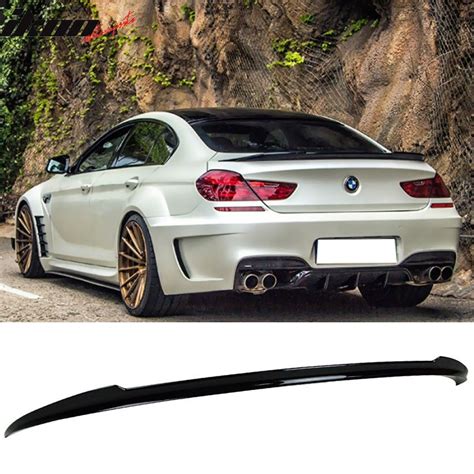 2012 2017 Bmw 6 Series F12 Convertible V Style Trunk Spoiler Painted 475 Black Sapphire