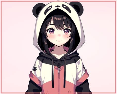 Ready To Use Vtuber Panda Girl Vtuber Premade And Presetup Model Ready For Streaming Vtube