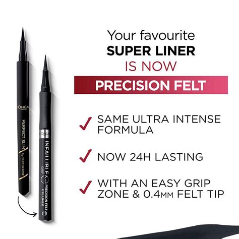 Infallible Grip Black Felt Tip Liquid Liner Loréal Paris