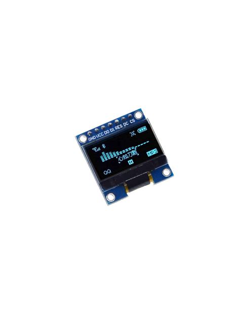 M Dulo Display Lcd Oled X Azul Interface Spi I C