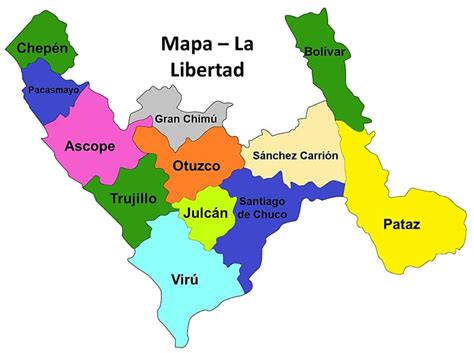 Provincias De La Libertad Per Un Recorrido Por Sus Provincias Y