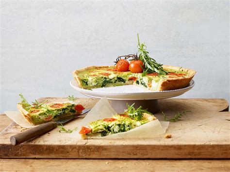 Rucola Tarte Mit Burrata Und Tomaten Kochen