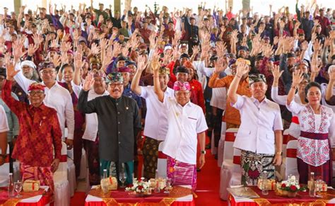 Bupati Sampai Tokoh Masyarakat Apresiasi Kerja Keras Gubernur Bali