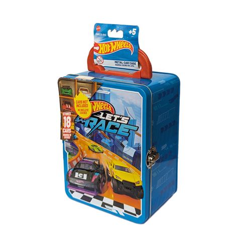Портативный кейс для хранения машинок Hot Wheels цвет синий