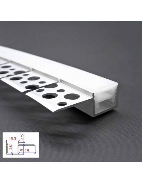 Adjustable Plaster In Led Profile For Led Strip 2m Lenghth