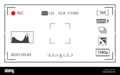 Camera Viewfinder Focusing Screen Display With Photo Camera Control