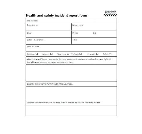 Michigan Lara Injury And Illness Incident Report Form Printable Pdf