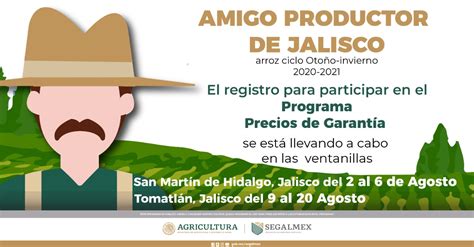 Registro Para Participar En El Programa Precios De Garantía Seguridad