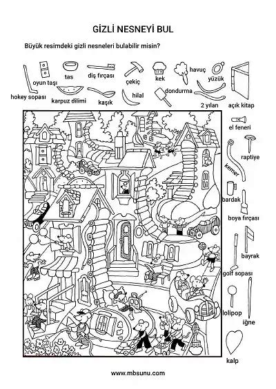 Fareler Ehrinde Gizli Nesneyi Bulma Etkinli I Mbsunu