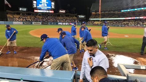 Dodger Stadium flooded with sewage after pipe bursts - ABC7 Los Angeles