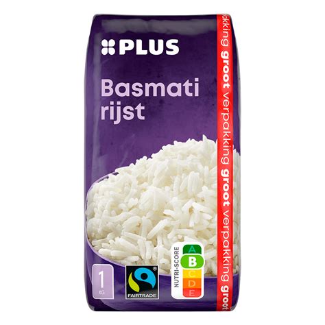 PLUS Basmati Rijst Fairtrade Per Stazak 1000 G