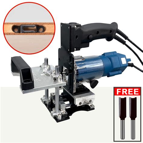 Portable Invisible Connector Slotting Machine Side In Punching