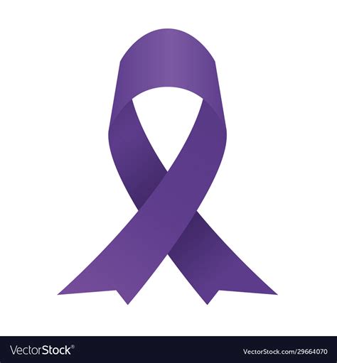 Purple Awareness Ribbon