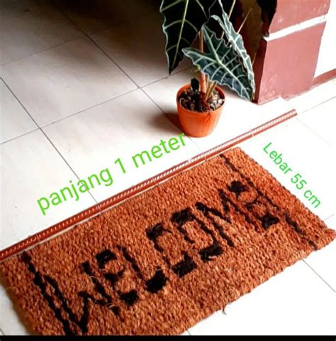 Keset Welcome Panjang 1 Meter Lazada Indonesia